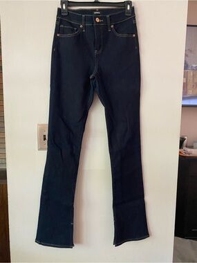 Express Dark Blue Flare Jeans - Express